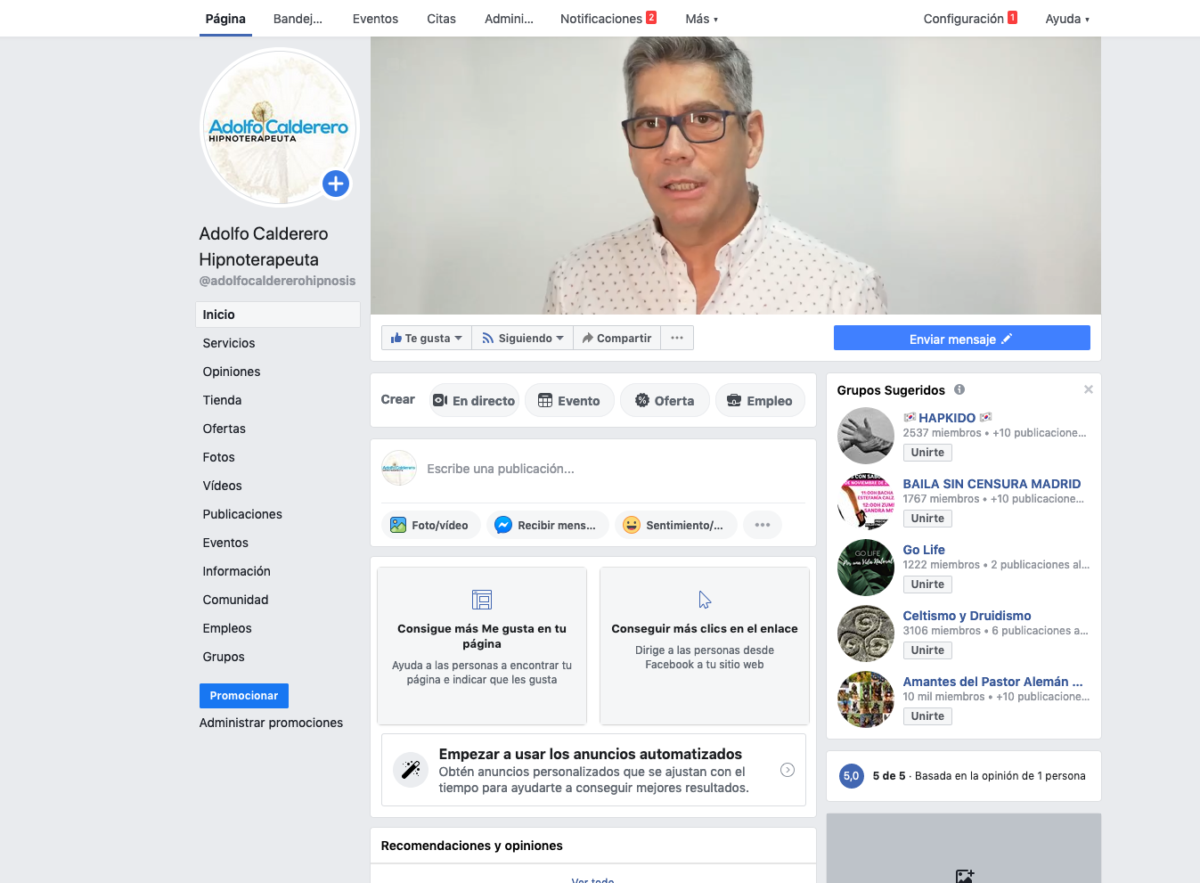 Adolfo Calderero Facebook